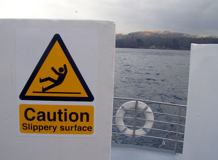 slippery when wet