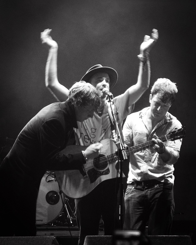 three men and a guitar