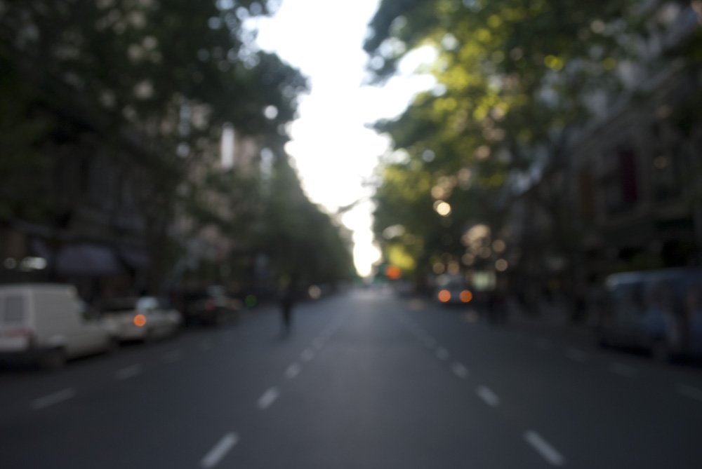 blurry calle