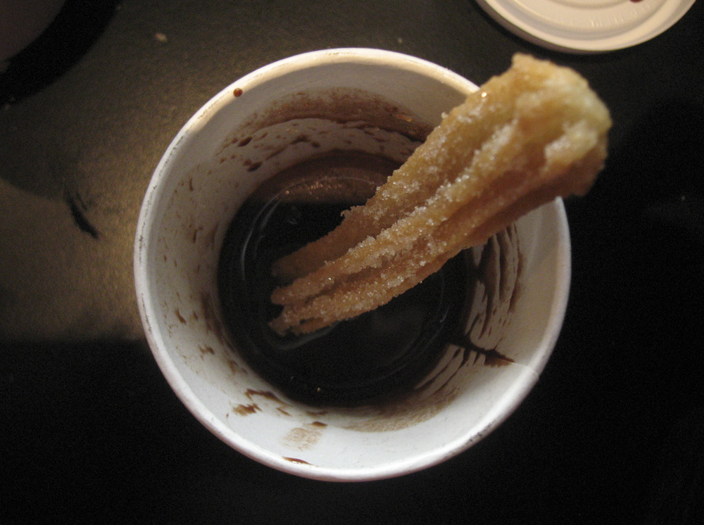 churros and chocolate