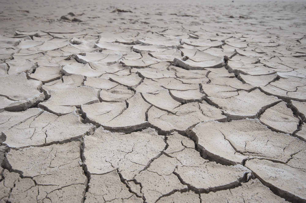 cracks in the surface