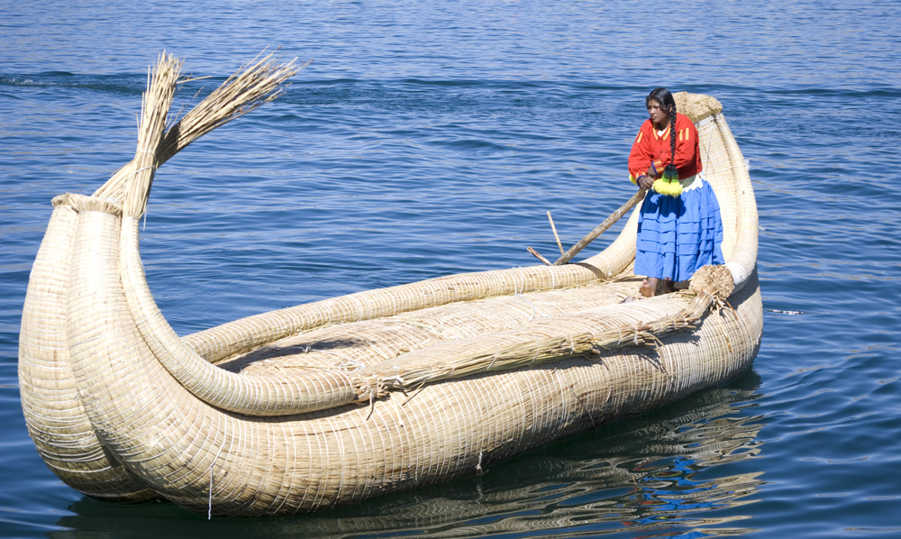 girl with a big boat