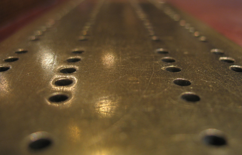 holes... dug by little moles