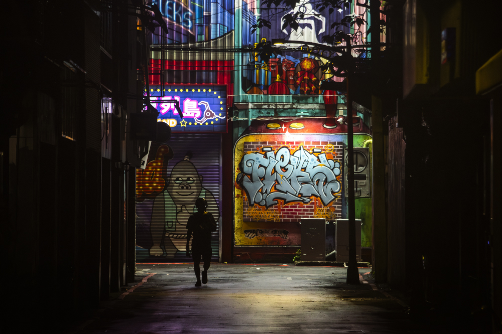 until the colours appear